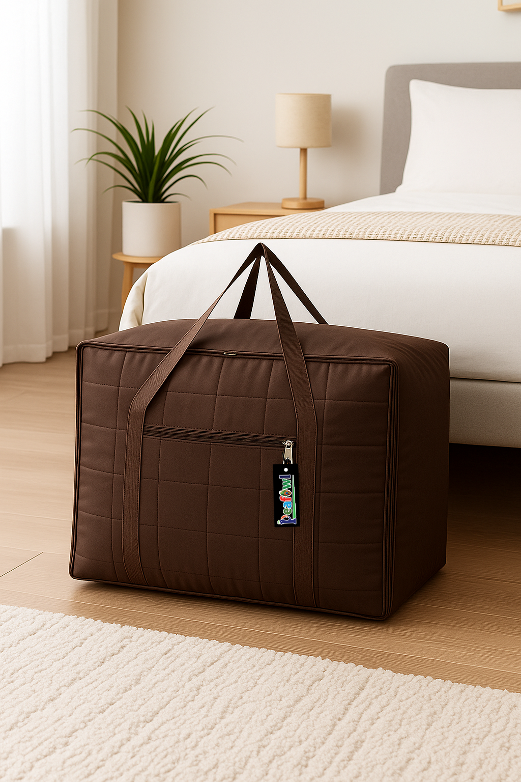 Jumbo Storage Bag for Blanket, Saree, Double Bed Quilt - Image 3
