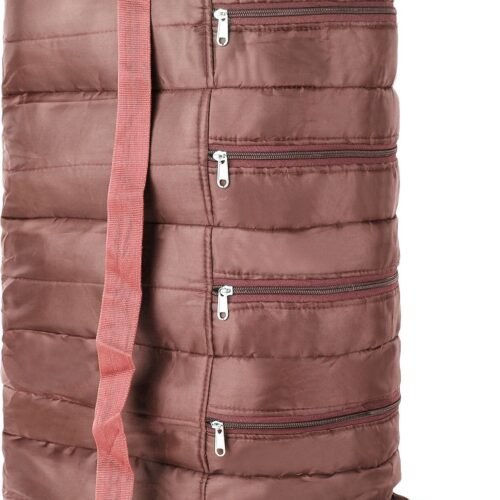 Peafowl 5 Pocket Shoe Organizer Bag for Travel & Storage | Foldable Polyester Shoe Cover for Men & Women | Portable Travel Shoe Bag