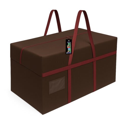 Extra Large 128 L Nylon Moisture Proof Multipurpose Heavy Duty Storage Bag - Coffee