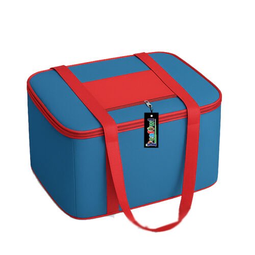 Underbed Storage Bag Moisture Proof Cloth Organiser (Royal Blue, Red)